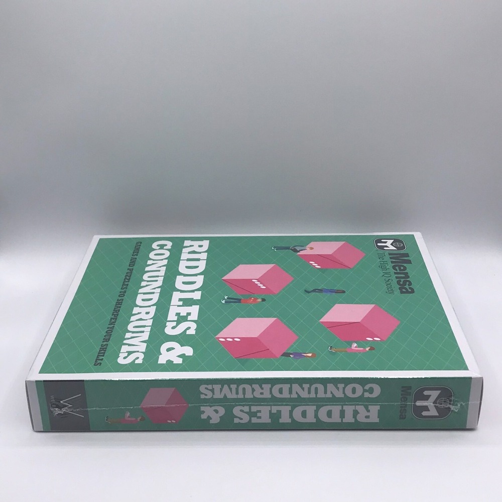 MENSA Riddles and Conundrums Games and Puzzles to Sharpen Your Skills NEW - Picture 6 of 6